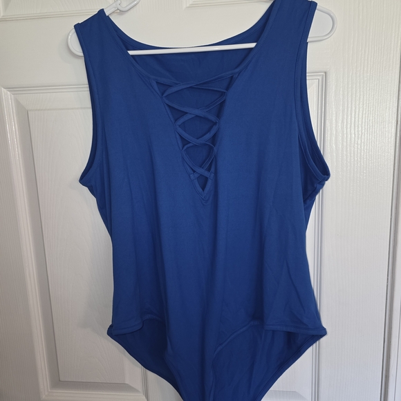 SHEIN Blue Sleeveless Jumpsuit - Picture 1 of 4